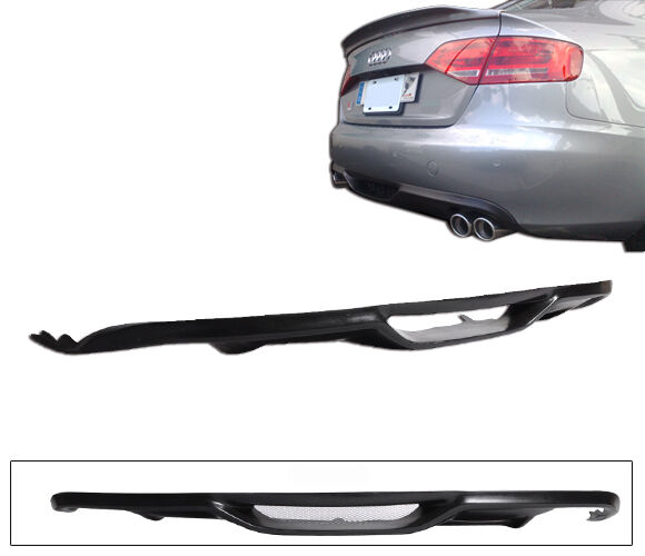 2009-2011 Audi A4 Rear Bumper Lip Type-C Poly-Urethane - BLR-AA409C-PU