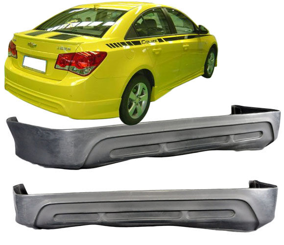 2011-2012 Chevy Cruze Rear Bumper Lip Type-1 Poly-Urethane - BLR-CCRUZ10T1-PU