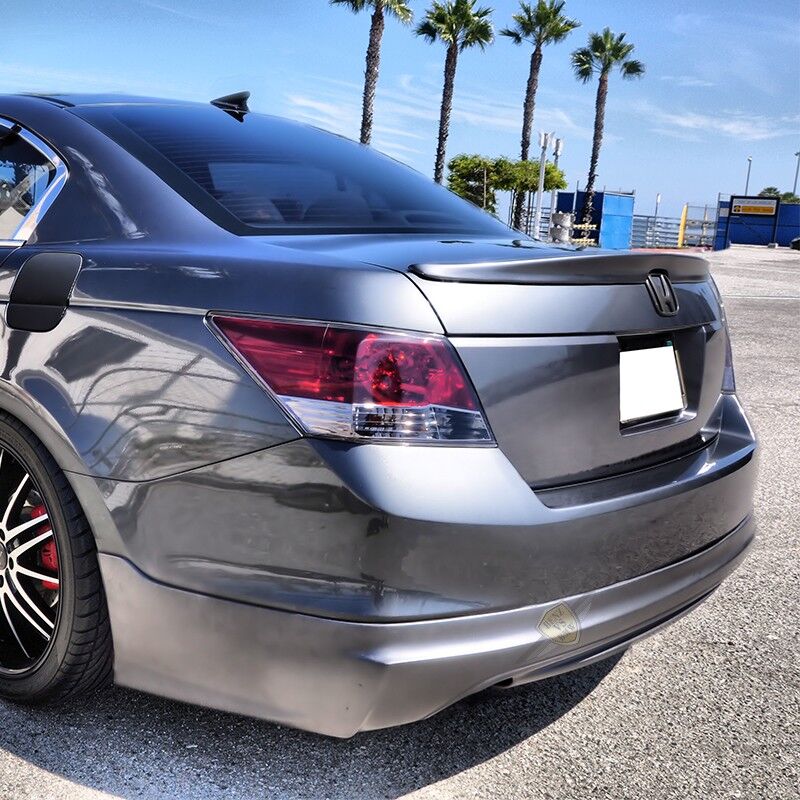 2008-2010 Honda Accord Rear Bumper Lip 4DR J-Style Poly-Urethane
