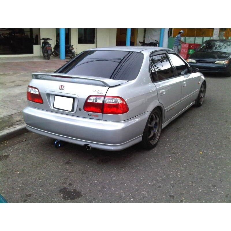 1996-1998 Honda Civic 2 4dr Rear Bumper Lip Poly-Urethane