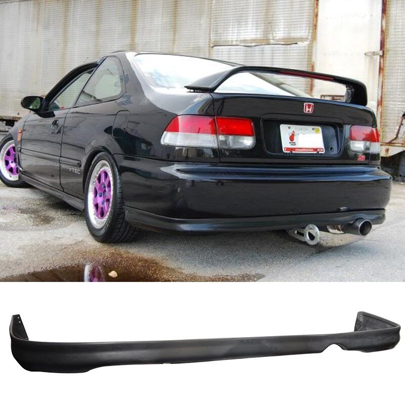 1999-2000 Honda Civic Rear Bumper Lip Poly-Urethane