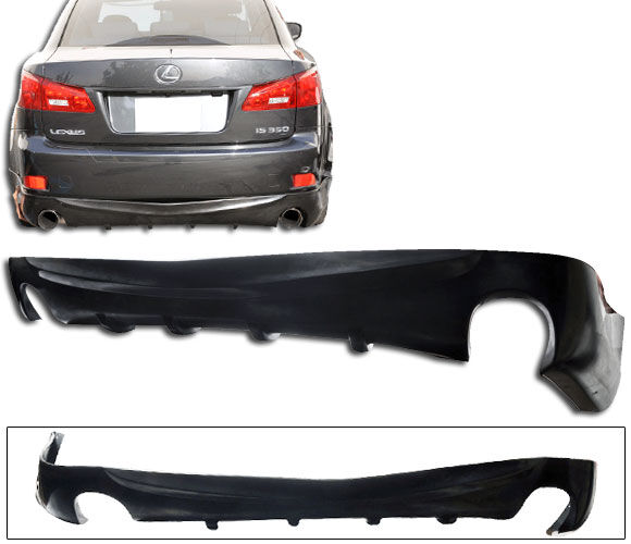 2006-2008 Lexus Is250 350 Rear Bumper Lip Poly-Urethane - BLR-LI25006S-PU