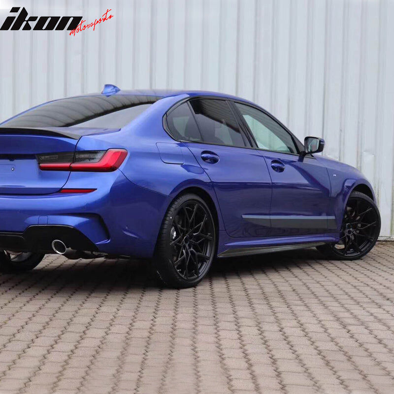 2019-2023 BMW 3-Series G20 M-Performance Style Carbon Fiber Side Skirts