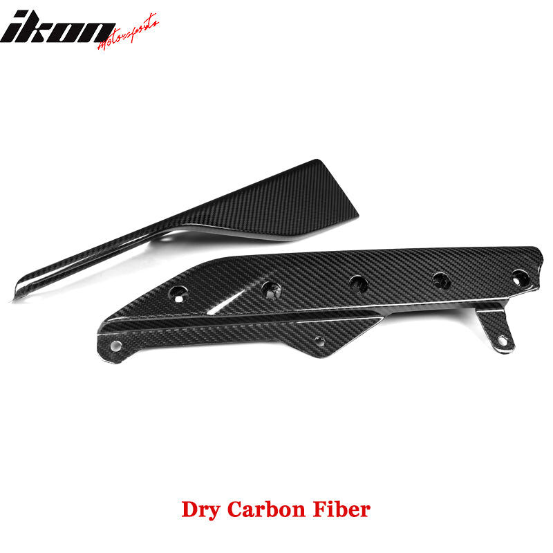 2022-2025 BMW 2-Series G42 M-Performance Style Dry Carbon Fiber Side Skirts