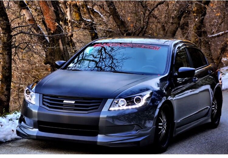 2008-2012 Honda Accord 4DR Side Skirts J-Style Poly-Urethane
