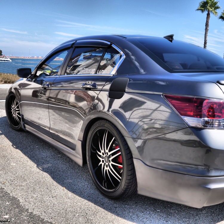 2008-2012 Honda Accord 4DR Side Skirts J-Style Poly-Urethane
