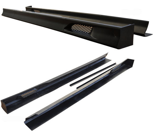 1992-1995 Honda Civic 3DR Side Skirt Zero Style Poly-Urethane - BLS-HC923Z-PU