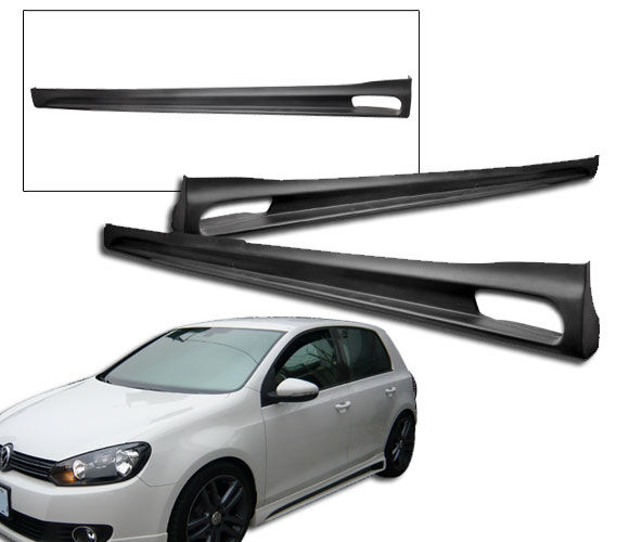 2009-2011 VW Golf 6 Side Skirt Rieger Style Poly-Urethane - BLS-VG09R-PU