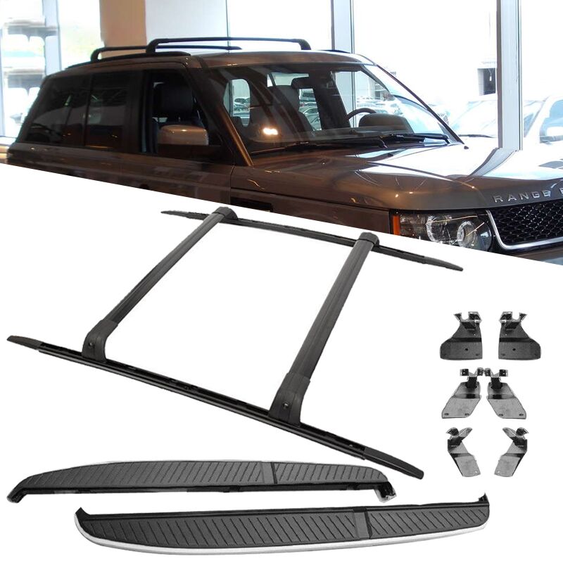 2006-2013 Range Rover Sports Running Board Side Step + Roof Rack Combo - CB-A004746