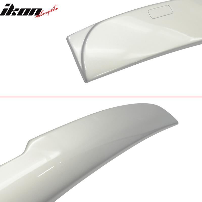 2004-2010 BMW 5-Series E60 4DR Sedan Titanium Trunk + Roof Spoiler/Wing Combo 2PC Silver