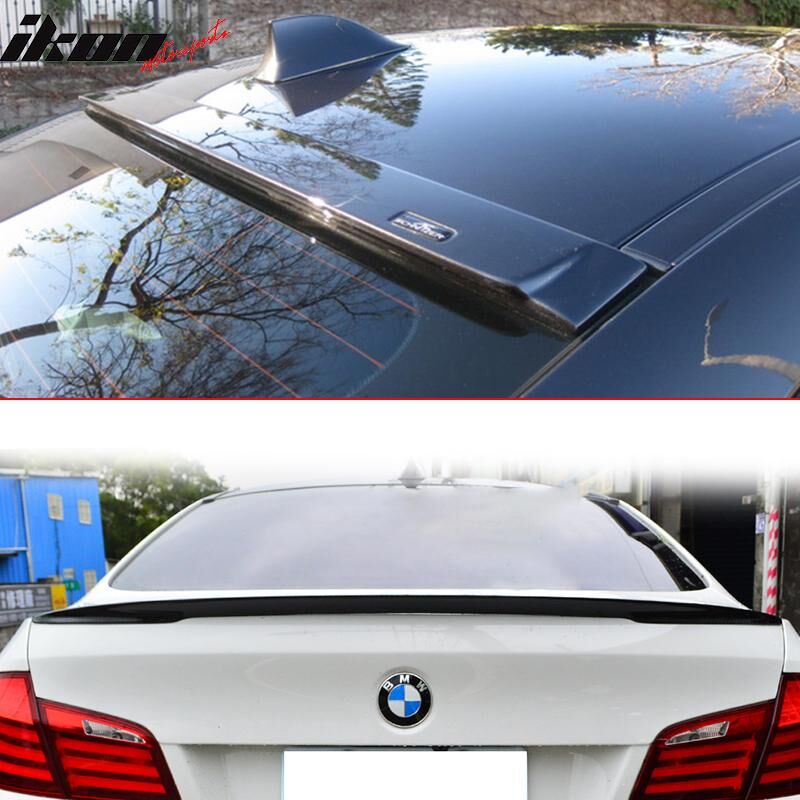 2011-2016 BMW 5-Series 4DR Sedan Performance Trunk Spoiler + AC Roof Wing Combo