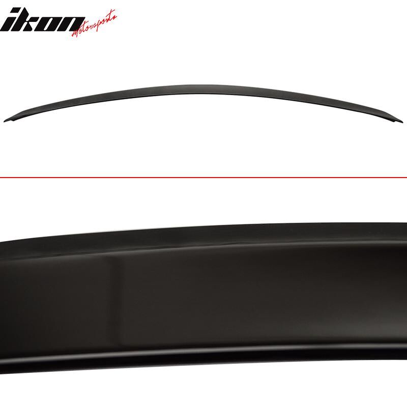 2008-2014 Mercedes Benz C-Class W204 Sedan Trunk + Roof Spoiler/Wing Combo 2PC Black #040