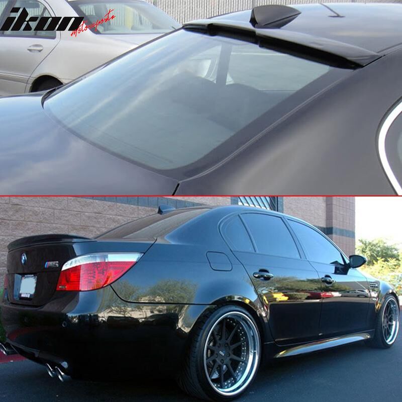 2004-2010 BMW 5-Series E60 4DR Sedan Trunk + Roof Spoiler/Wing Combo 2PC Sapphire #475