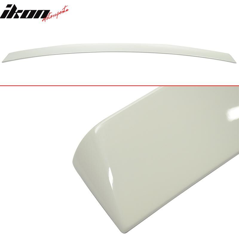 2010-2016 Mercedes Benz E-Class W212 4DR Sedan Trunk + Roof Spoiler/Wing Combo 2PC Cirrus White #650