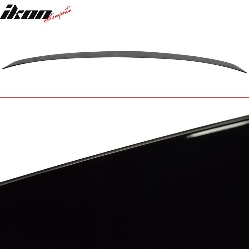 2007-2013 Mercedes Benz S-Class W221 4DR Sedan Trunk + Roof Spoiler/Wing Combo 2PC Black #040