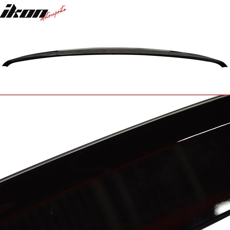 2007-2013 Mercedes Benz S-Class W221 4DR Sedan Trunk + Roof Spoiler/Wing Combo 2PC Black #040