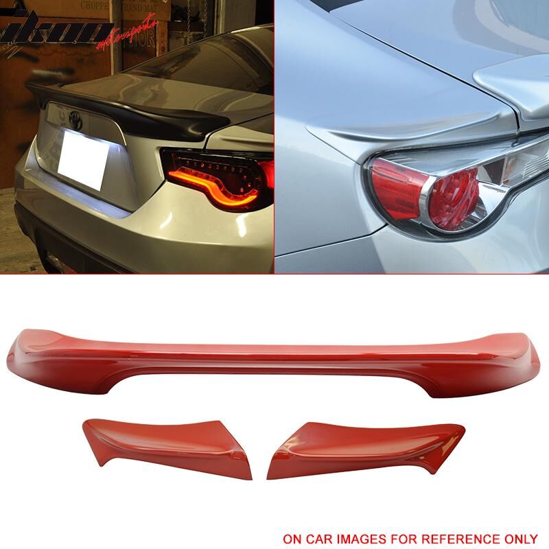 2013-2020 Subaru BRZ Trunk Spoiler w/Side Wings Firestorm