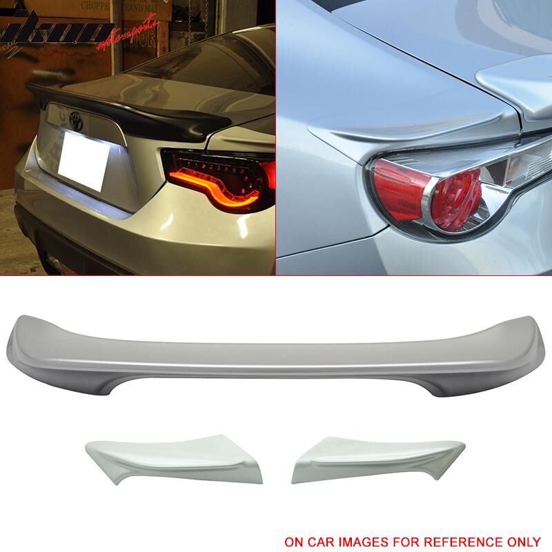 2013-2020 Scion FR-S Trunk Spoiler w/Side Wings Argento Metallic #D6S