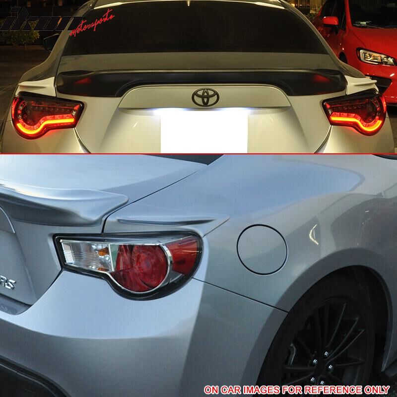 2013-2020 Subaru BRZ ABS Trunk Spoiler w/Side Wings Hot Lava Metallic #H8R