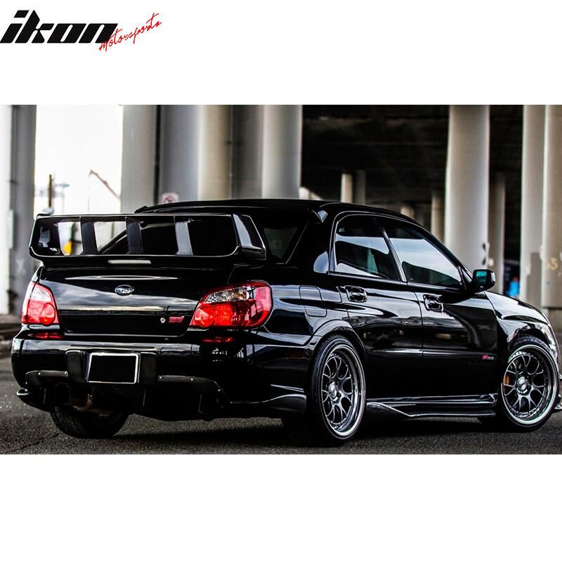 2002-2007 Subaru WRX/STI Trunk Spoiler Stabilizer 3PC