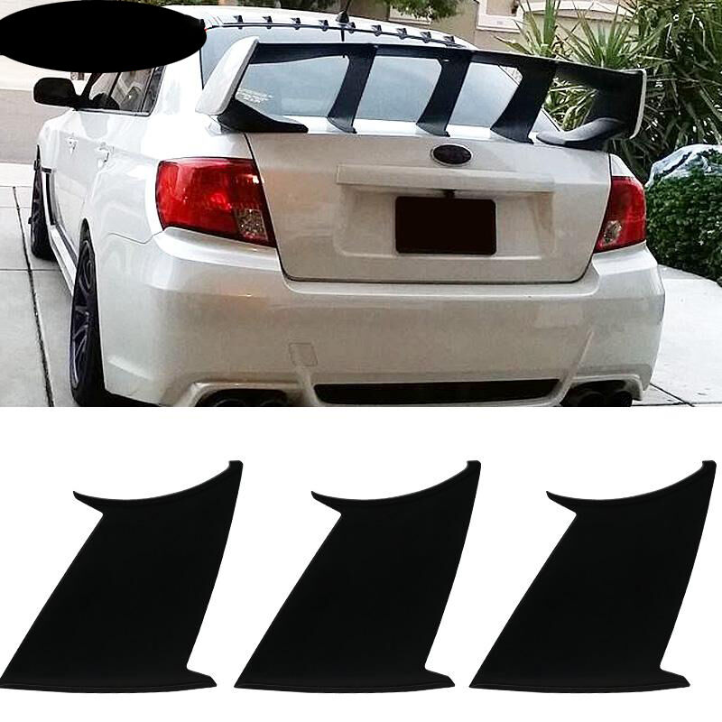 2008-2014 Subaru WRX/STI 4DR Sedan Trunk Spoiler Stabilizer 3PC - CB-A011396