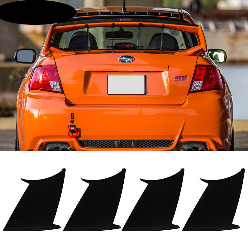 2008-2014 Subaru WRX/STI 4DR Sedan Trunk Spoiler Stabilizer 4PC - CB-A011399