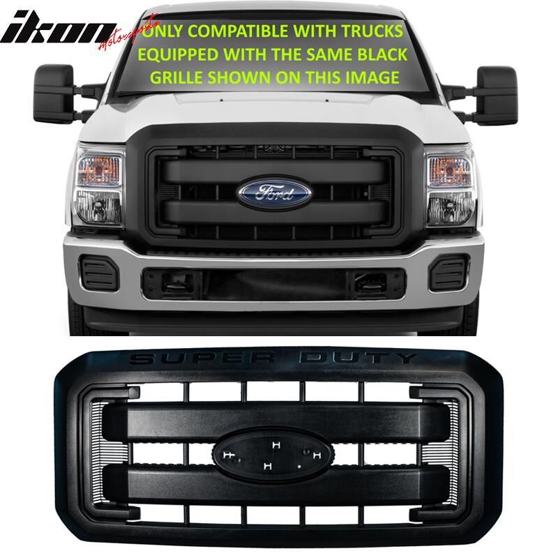 2011-2016 Ford F-250/F-350/F-450/F-550 Super Duty Grille Molding 4PC Chrome