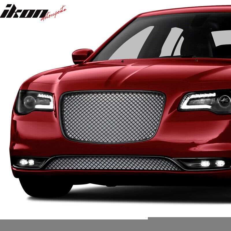2015-2021 Chrysler 300 Base/C/S B-Style Lower Grille Black
