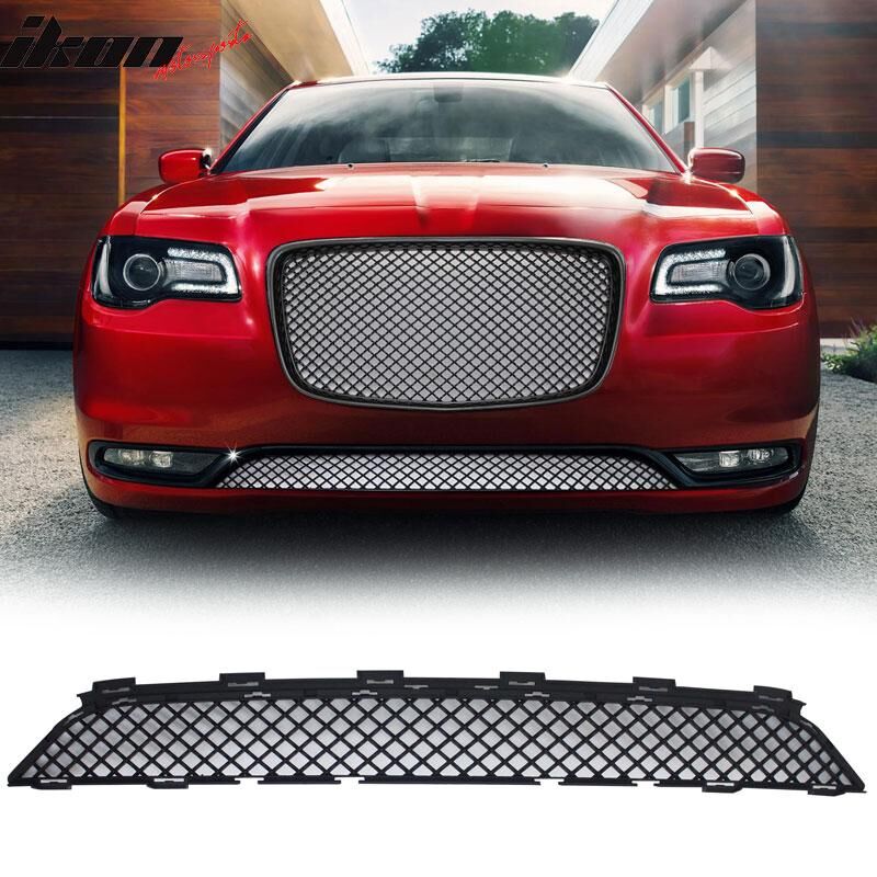 2015-2021 Chrysler 300 Base/C/S B-Style Lower Grille Black