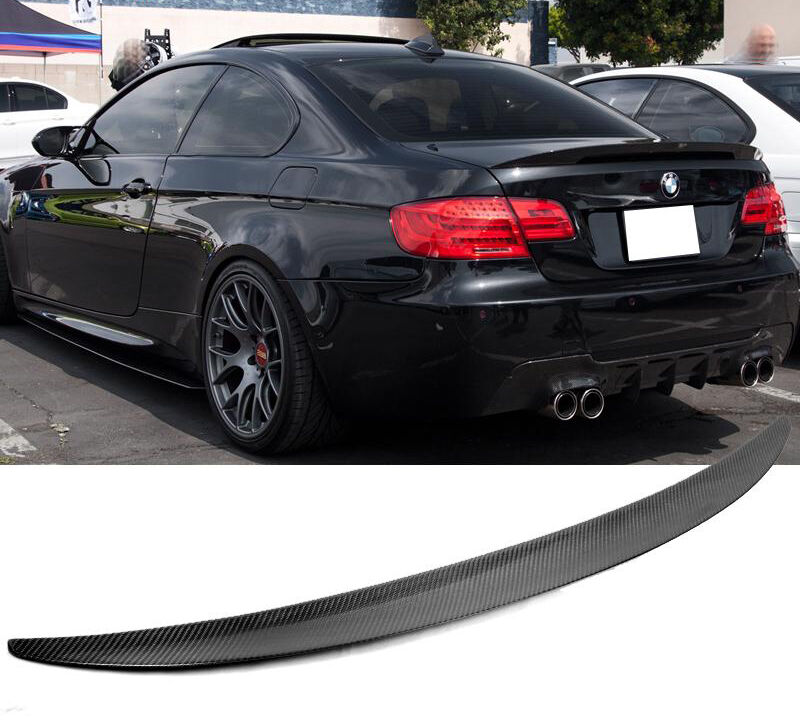 2007-2011 BMW 3-Series E92 Coupe Carbon Fiber Performance Trunk Lip Spoiler/Wing - SP-E92TP-CF