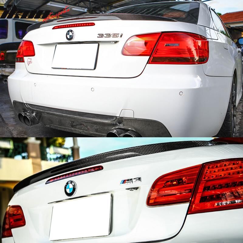 2008-2013 BMW 3-Series E93 Convertible Carbon Fiber Performance Trunk Lip Spoiler/Wing