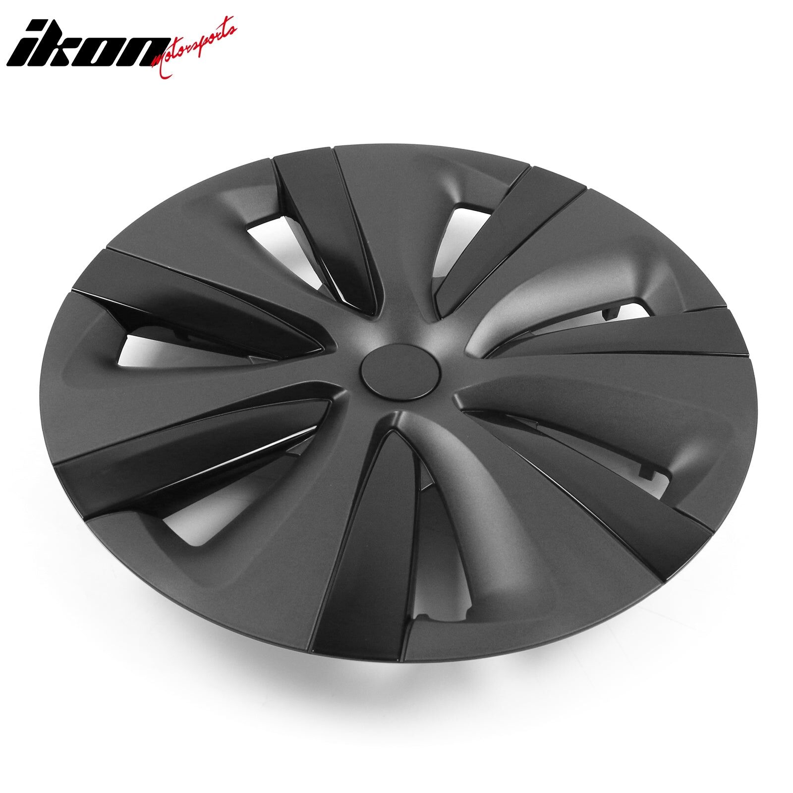 2024-2025 Tesla Model 3 S Style Gunmetal/Gloss Black Hubcab Wheel Covers 18"
