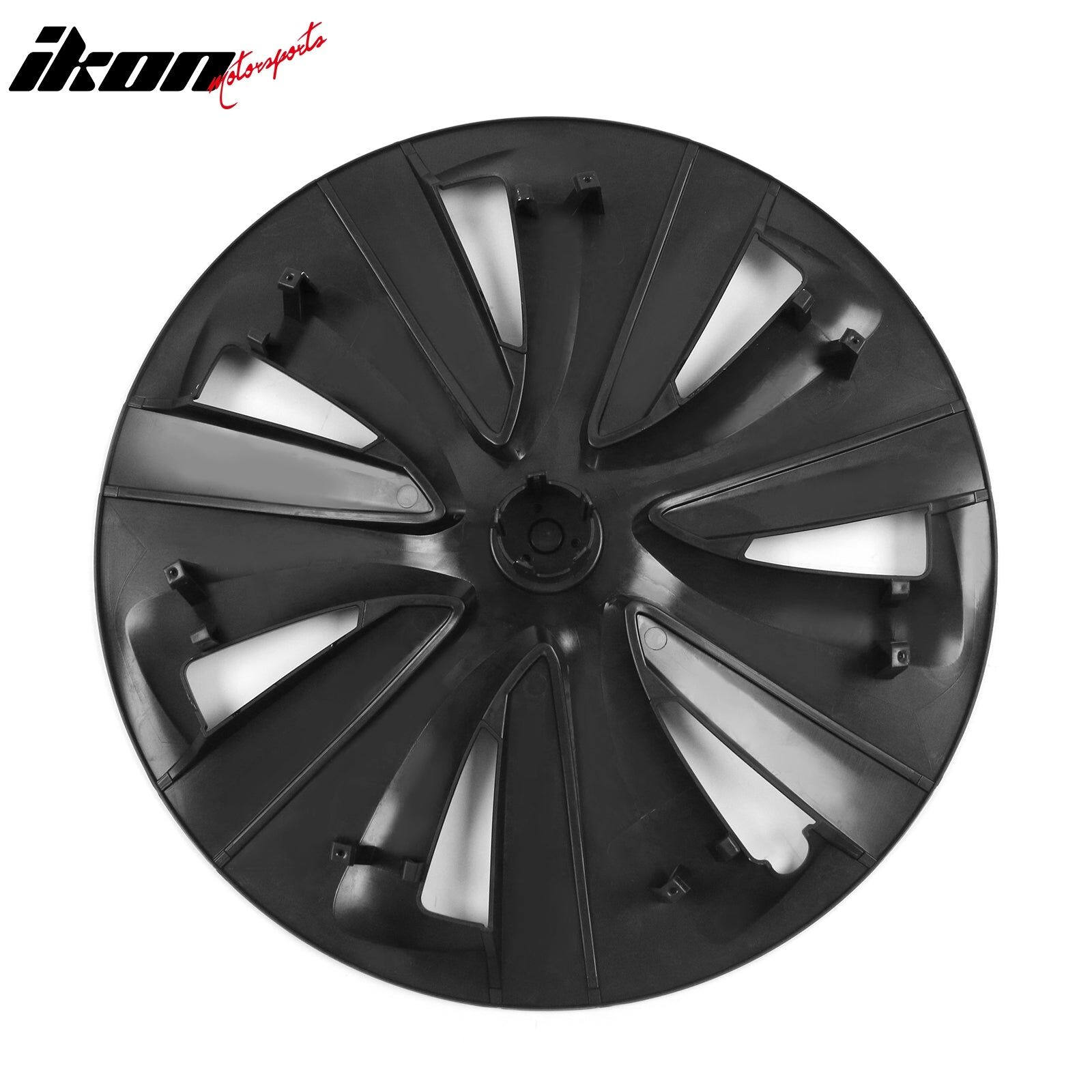 2024-2025 Tesla Model 3 S Style Gunmetal/Gloss Black Hubcab Wheel Covers 18"