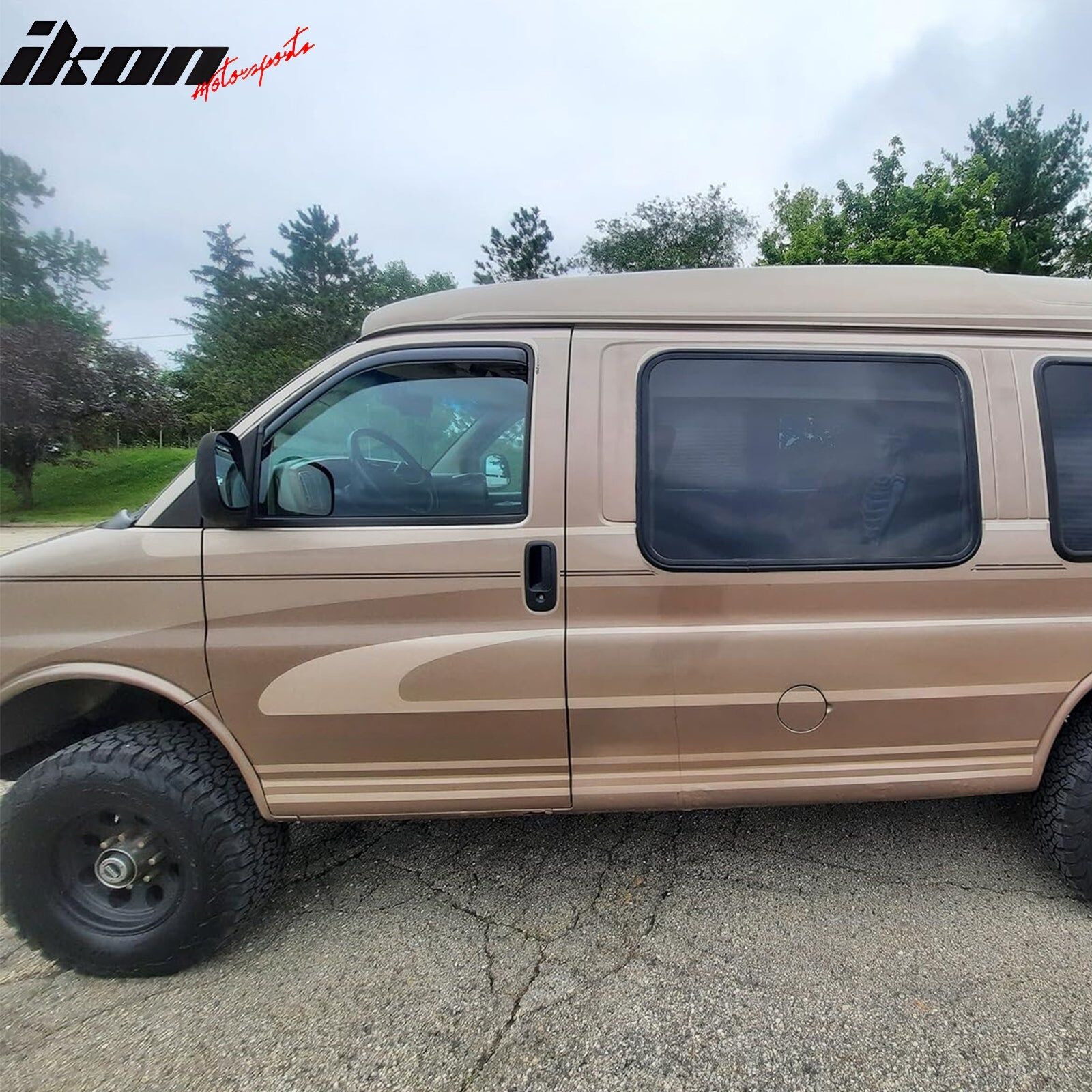 1996-2024 GMC Savana 1500/2500/3500 In-Channel Style Window Visors Vent Guard