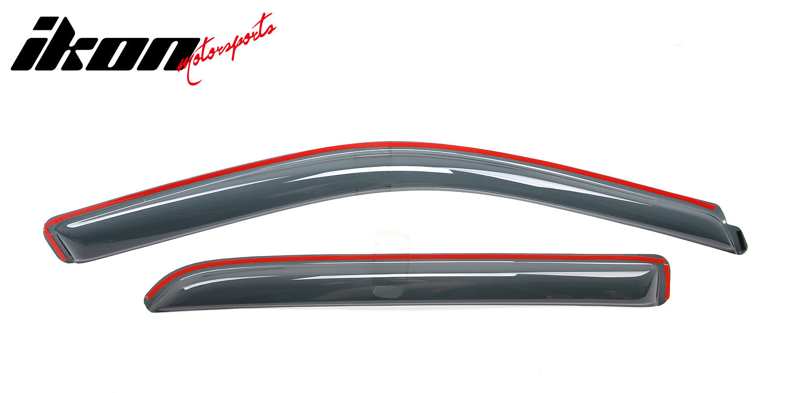 2009-2025 Dodge Ram 1500/2500 Crew Cab Acrylic Smoke Window Visors Vent Guard
