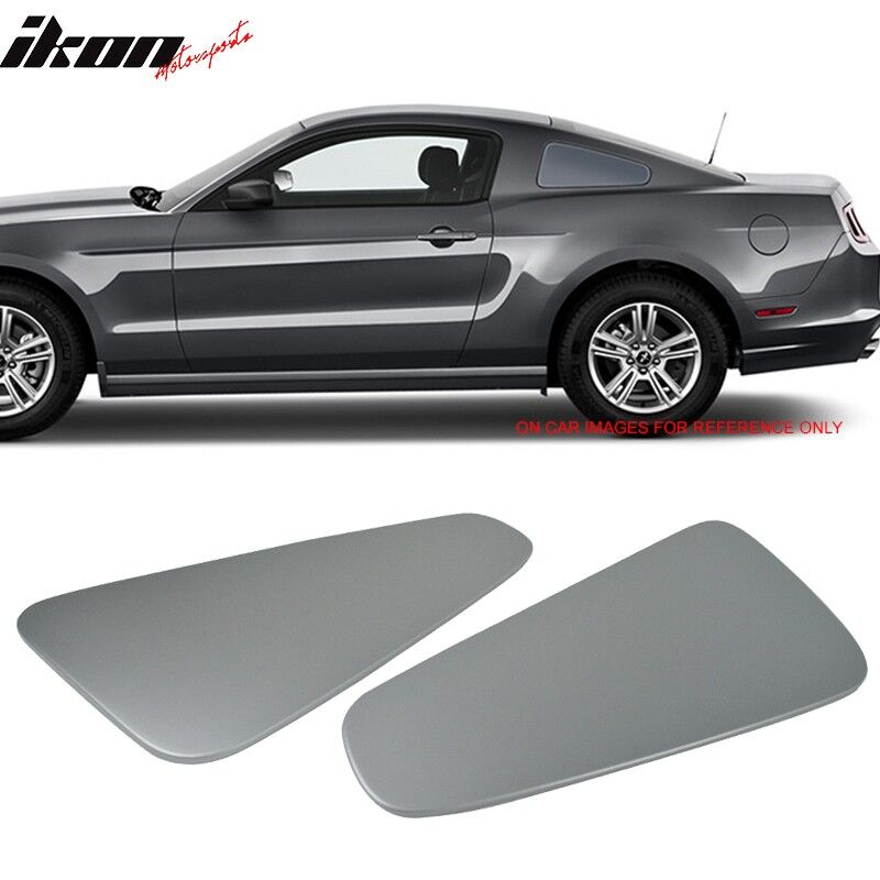 2010-2014 Ford Mustang Rear Quarter Window Panel-Painted UX Ingot Silver Metallic