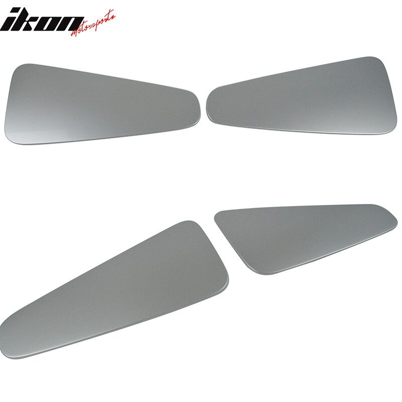 2010-2014 Ford Mustang Rear Quarter Window Panel-Painted UX Ingot Silver Metallic