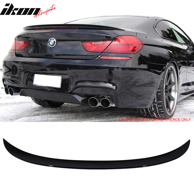 2012-2019 BMW 6-Series/M6 F06/F13 Coupe/Gran Coupe M6-Style ABS-Plastic Rear Spoiler Wing Pre-Painted #B50 Sakhir Orange Metallic