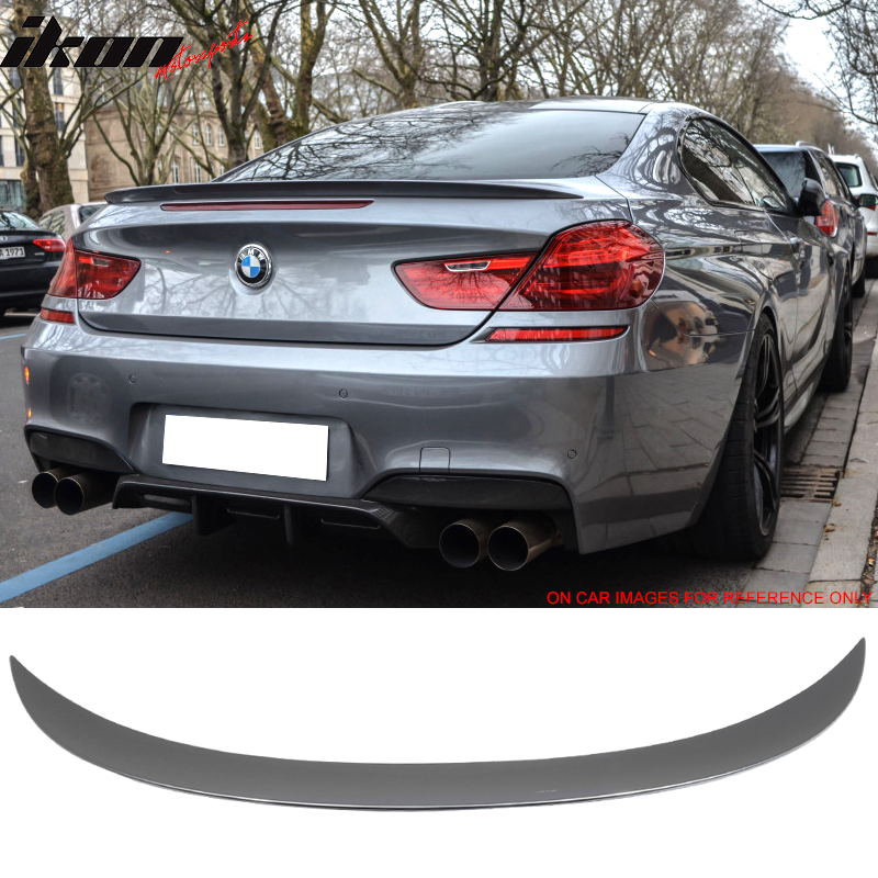 2012-2019 BMW 6-Series/M6 F06/F13 Coupe/Gran Coupe M6-Style ABS-Plastic Rear Spoiler Wing Pre-Painted #B50 Sakhir Orange Metallic