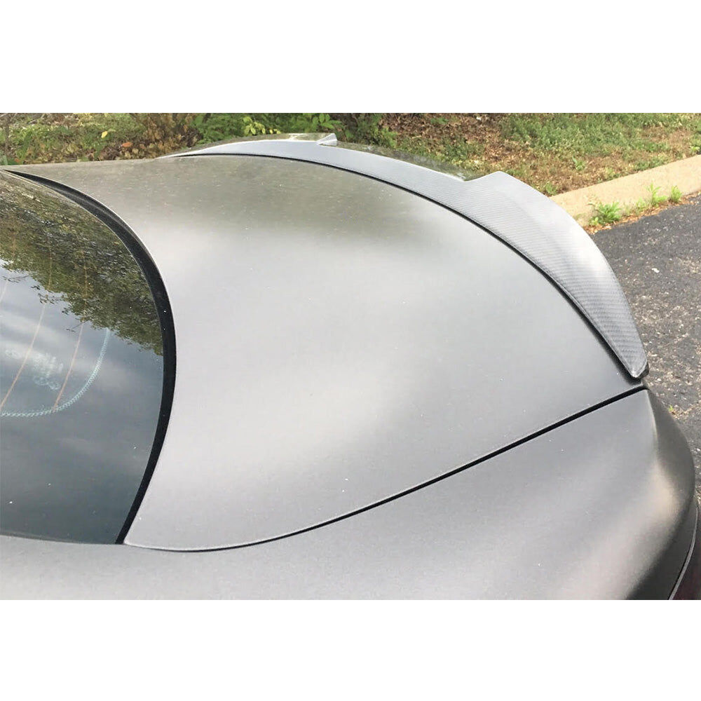 2007-2013 BMW 1-Series E82 Coupe M4-Style ABS-Plastic Rear Spoiler Wing Pre-Painted #416 Carbon Black Metallic