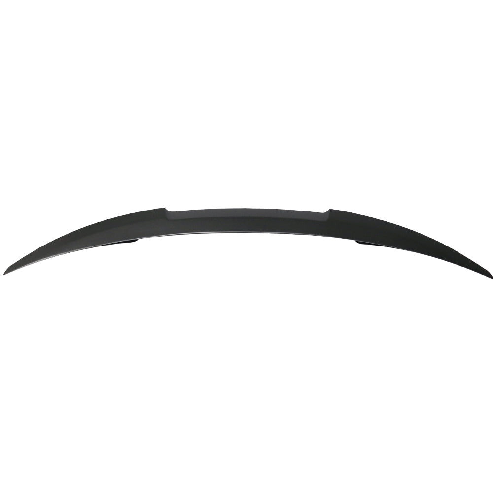 2007-2013 BMW 1-Series E82 Coupe M4-Style ABS-Plastic Rear Spoiler Wing Pre-Painted #416 Carbon Black Metallic - 9-T-1627