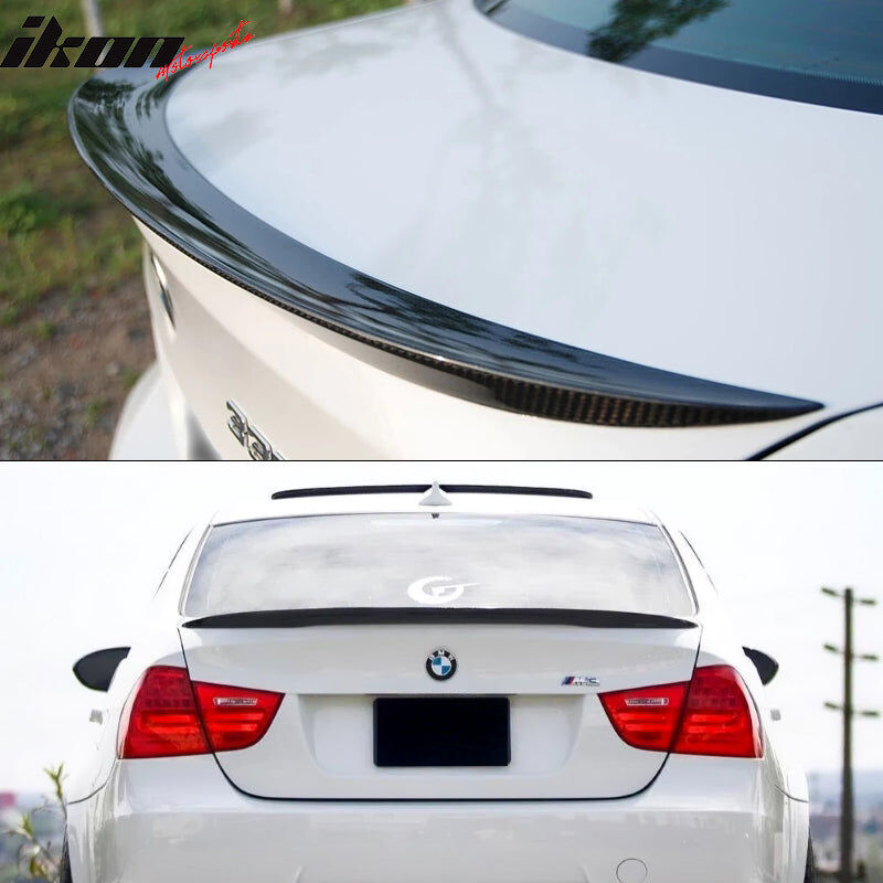 2006-2011 BMW 3-Series Base/M3 E90 4DR Sedan Performance Carbon Fiber Rear Spoiler Wing
