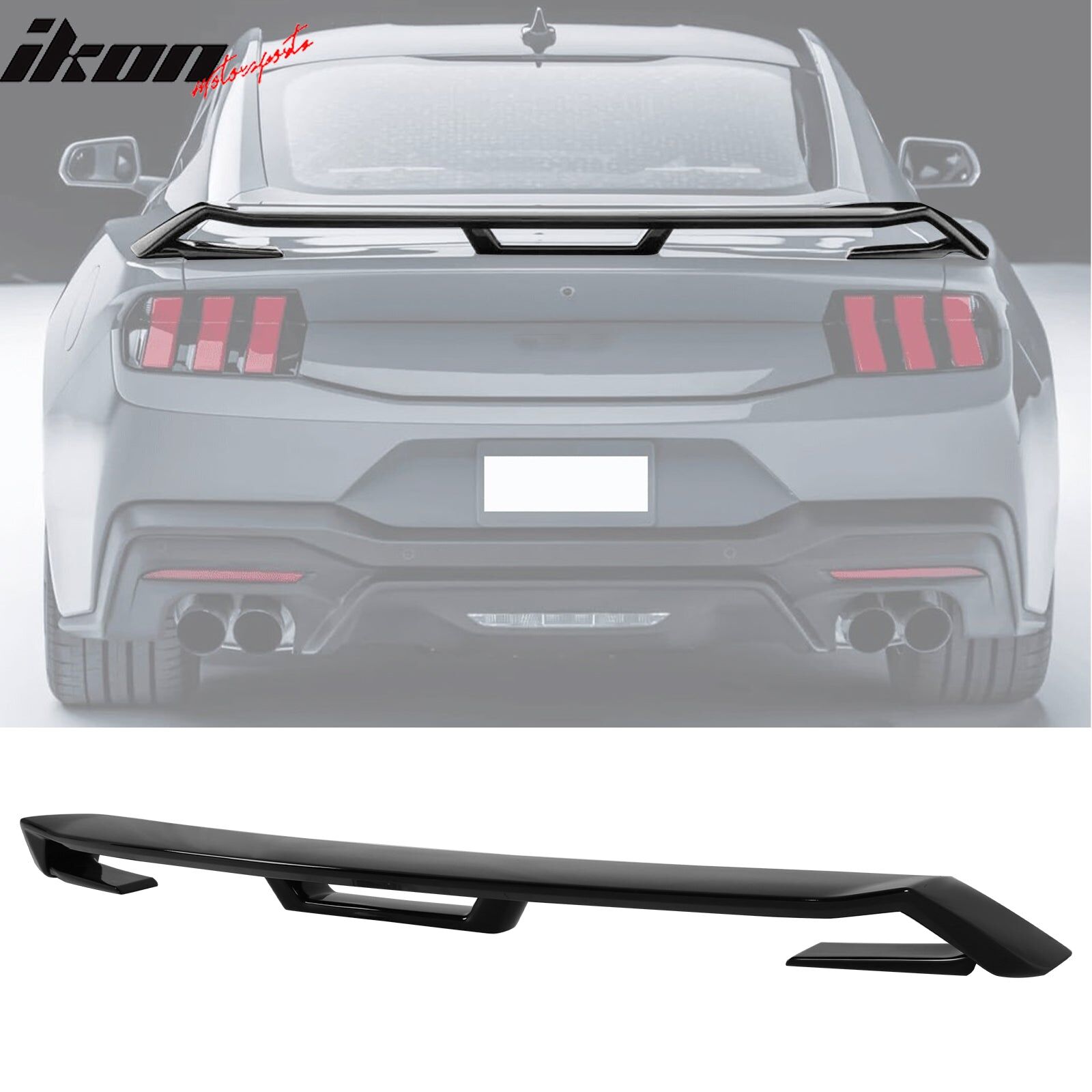 2024-2026 Ford Mustang OE GT Performance ABS-Plastic Rear Spoiler Wing