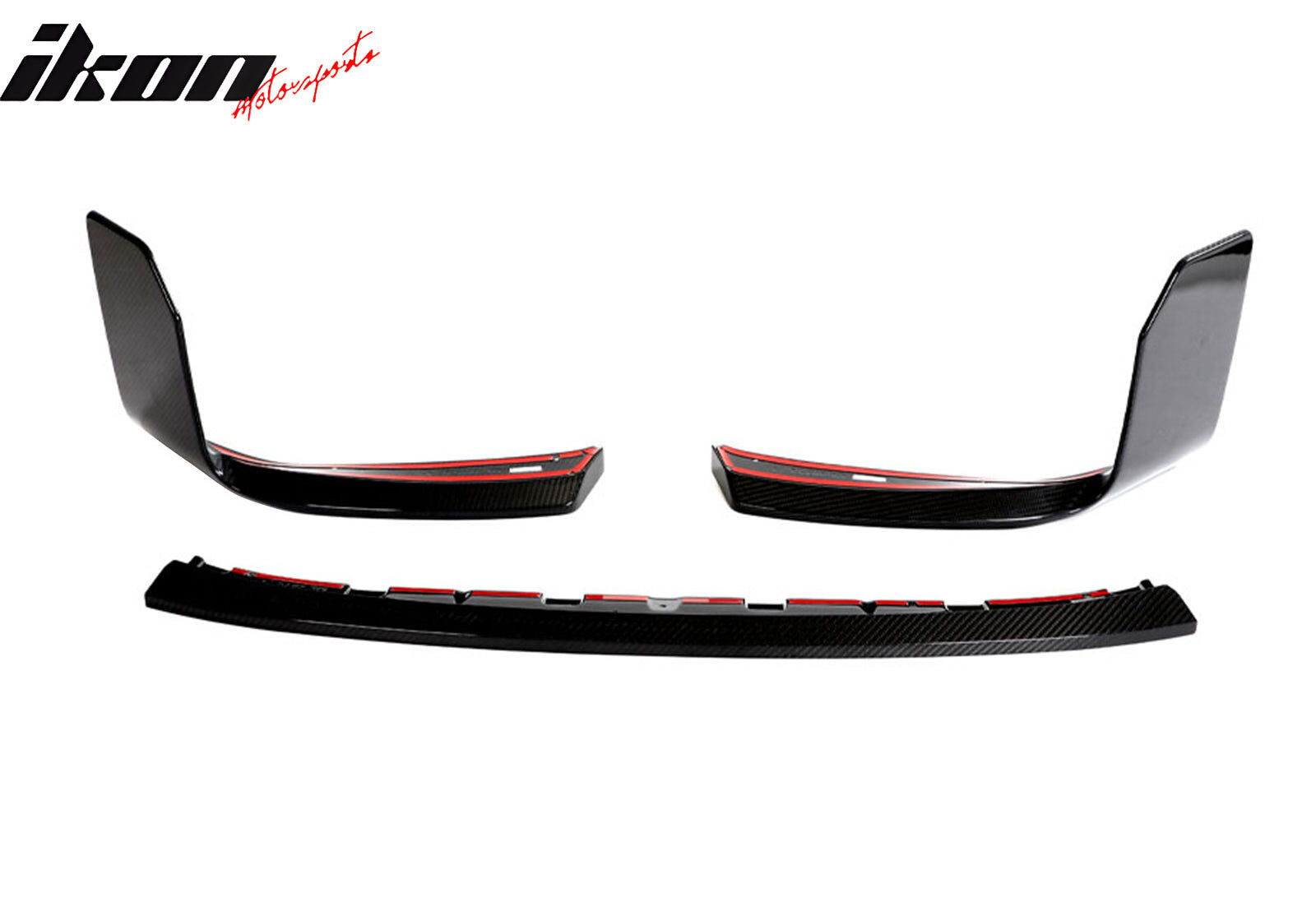2023-2025 BMW M2 G87 M-Performance Carbon Fiber Front Bumper Lip 3PCS