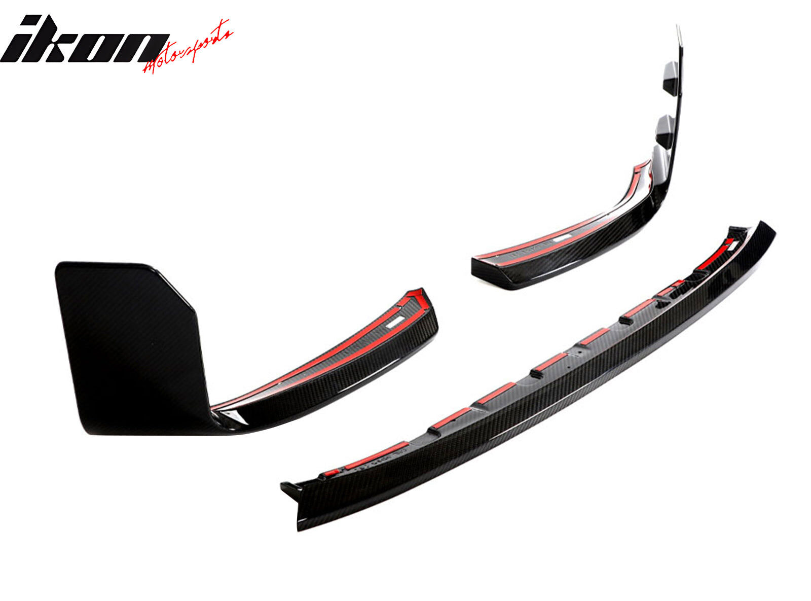 2023-2025 BMW M2 G87 M-Performance Carbon Fiber Front Bumper Lip 3PCS