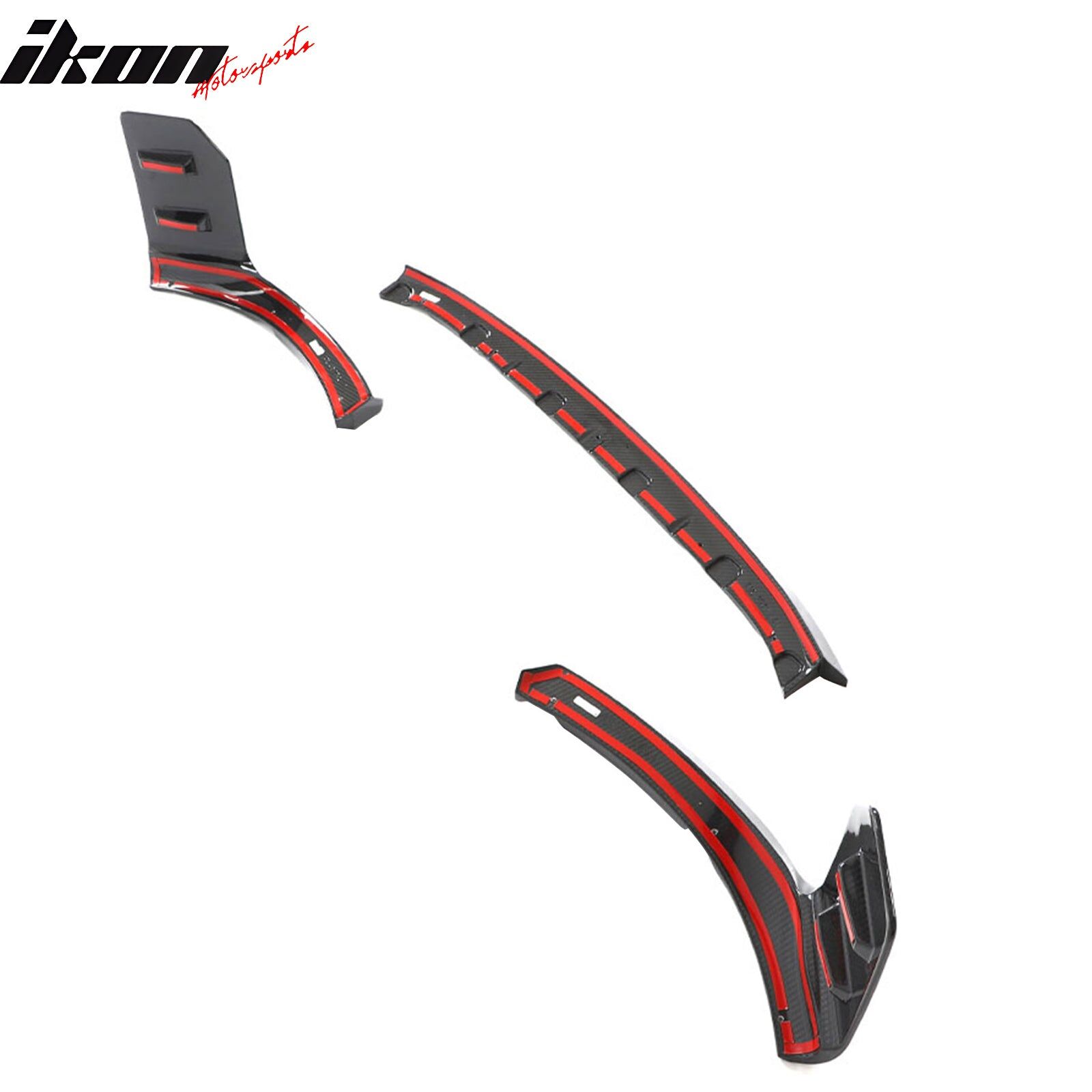 2023-2025 BMW M2 G87 M-Performance Carbon Fiber Front Bumper Lip 3PCS