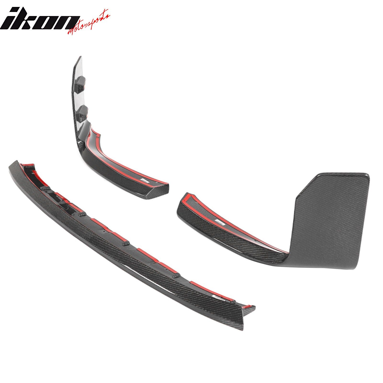 2023-2025 BMW M2 G87 M-Performance Carbon Fiber Front Bumper Lip 3PCS