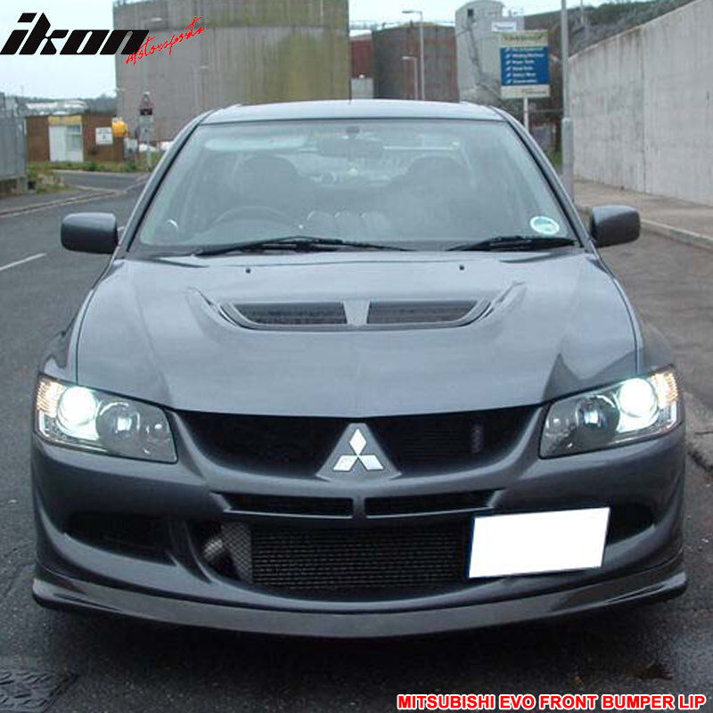2003-2005 Mitsubishi Lancer EVO-Style Polypropylene Front Bumper Lip