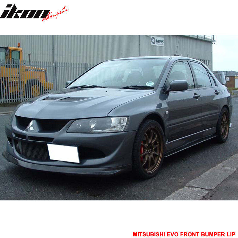 2003-2005 Mitsubishi Lancer EVO-Style Polypropylene Front Bumper Lip