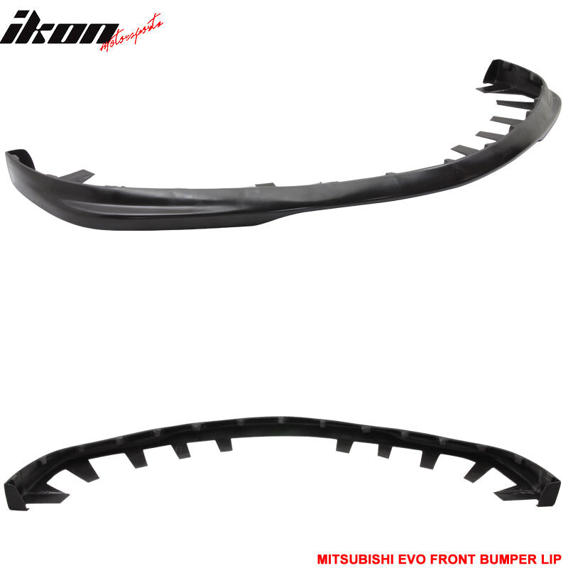 2003-2005 Mitsubishi Lancer EVO-Style Polypropylene Front Bumper Lip